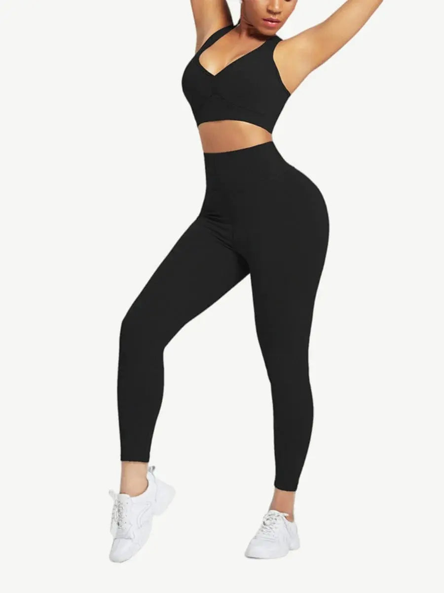 Chloe Crop Hoodie & Legging Set - THE BODY FIX
