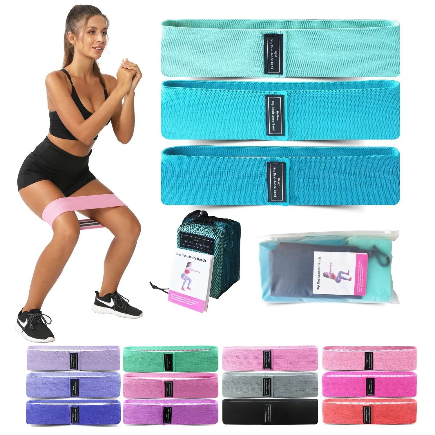 3pack Bodied Booty & Hip Bandz THE BODY FIX