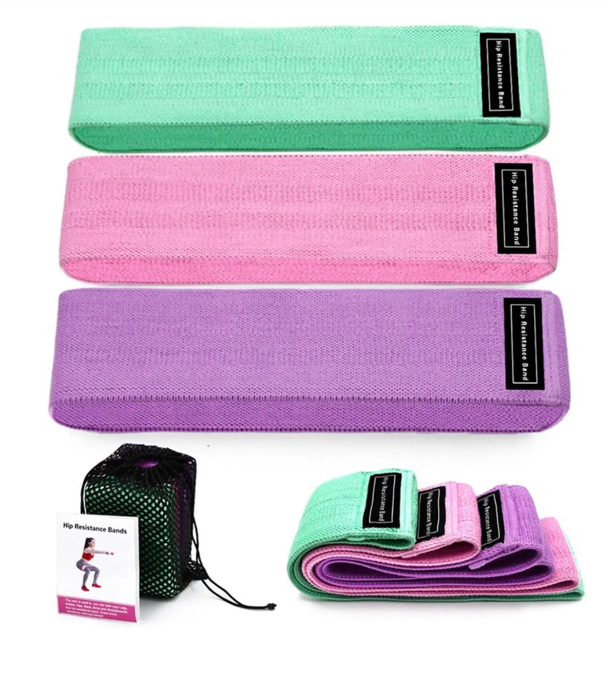 3pack Bodied Booty & Hip Bandz THE BODY FIX