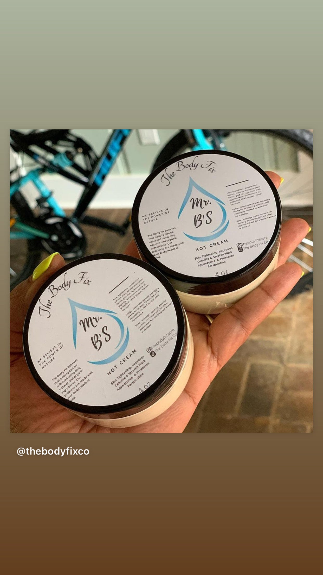 Mr B’s BODIED BABE HOT SLIMMING  SWEAT CREAM & MUSCLE RUB