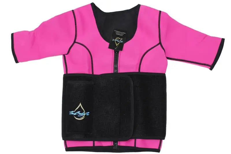 Plus Size Sauna Top With Sleeves