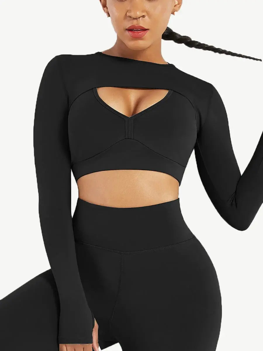 Chloe Crop Hoodie & Legging Set - THE BODY FIX