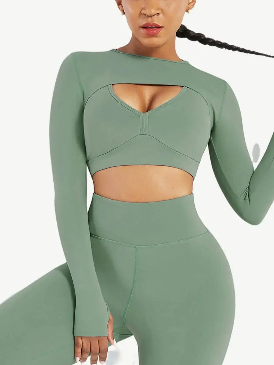 Chloe Crop Hoodie & Legging Set - THE BODY FIX