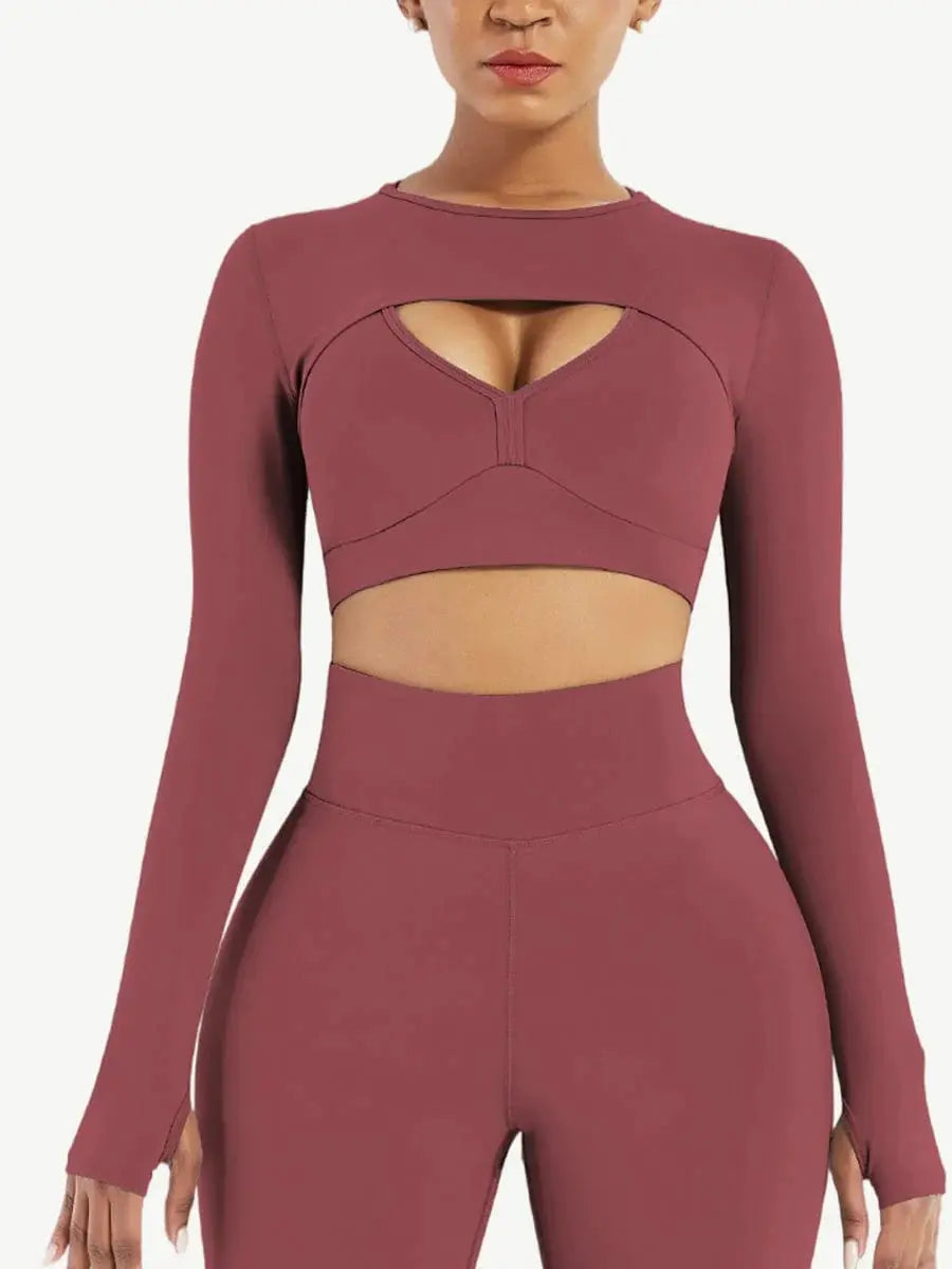 Chloe Crop Hoodie & Legging Set - THE BODY FIX