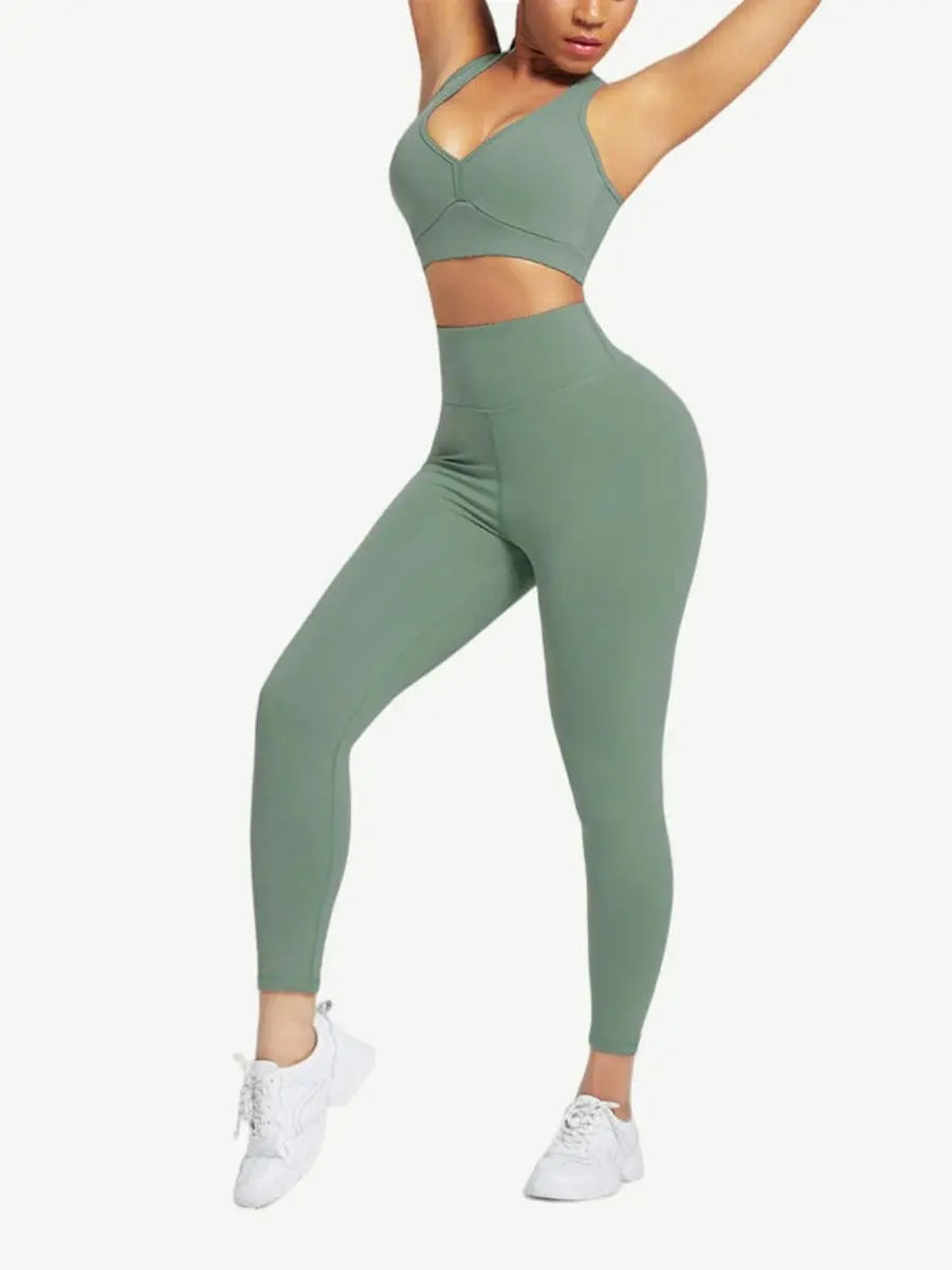 Chloe Crop Hoodie & Legging Set - THE BODY FIX