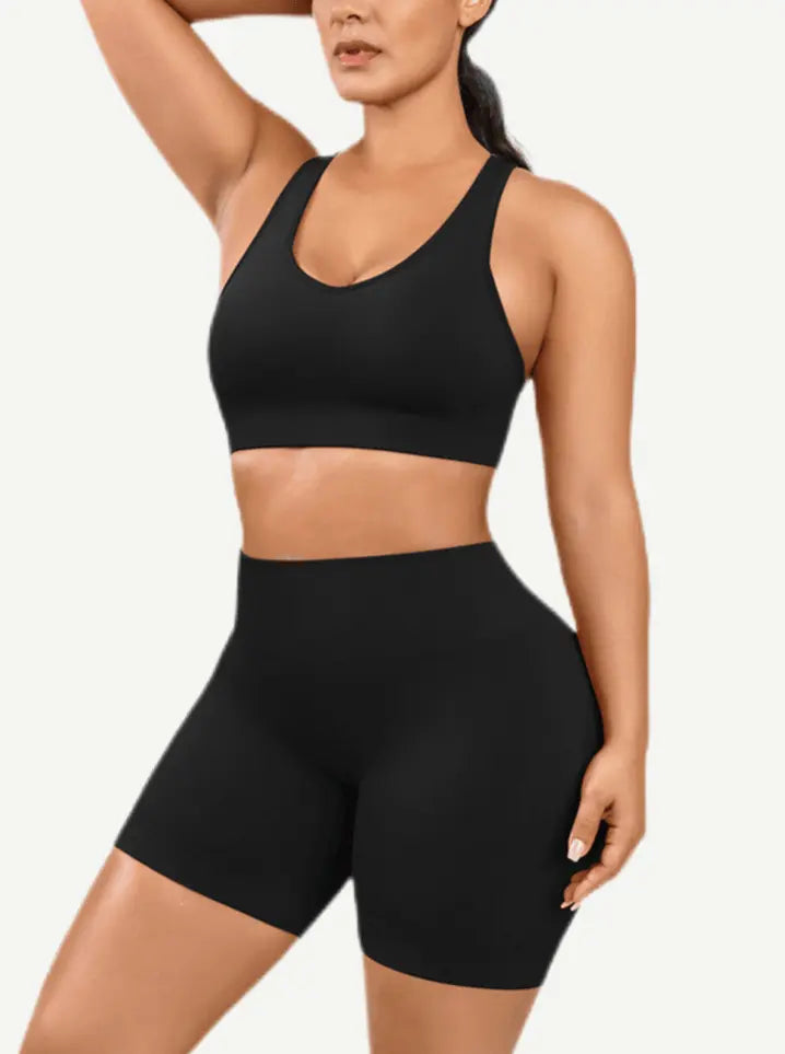 Wholesale Eco-friendly Sexy V Neck Seamless Sportswear