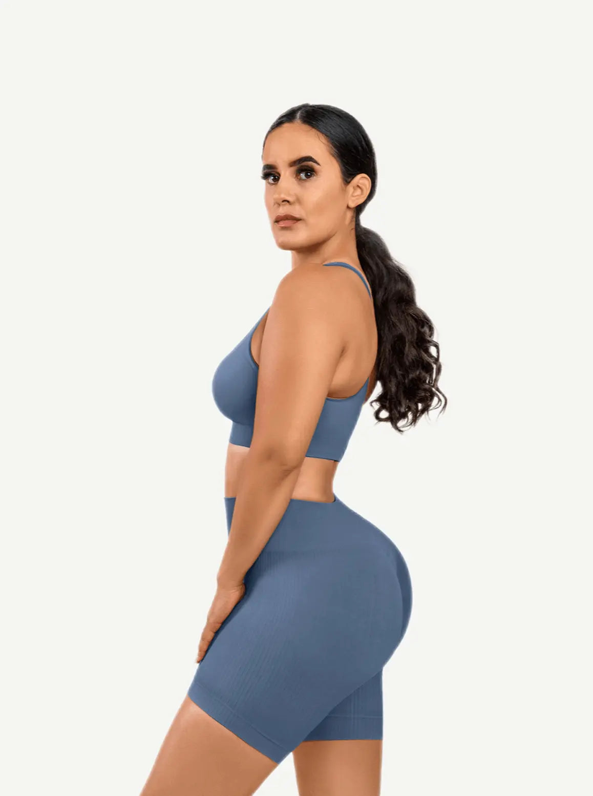 Wholesale Eco-friendly Sexy V Neck Seamless Sportswear