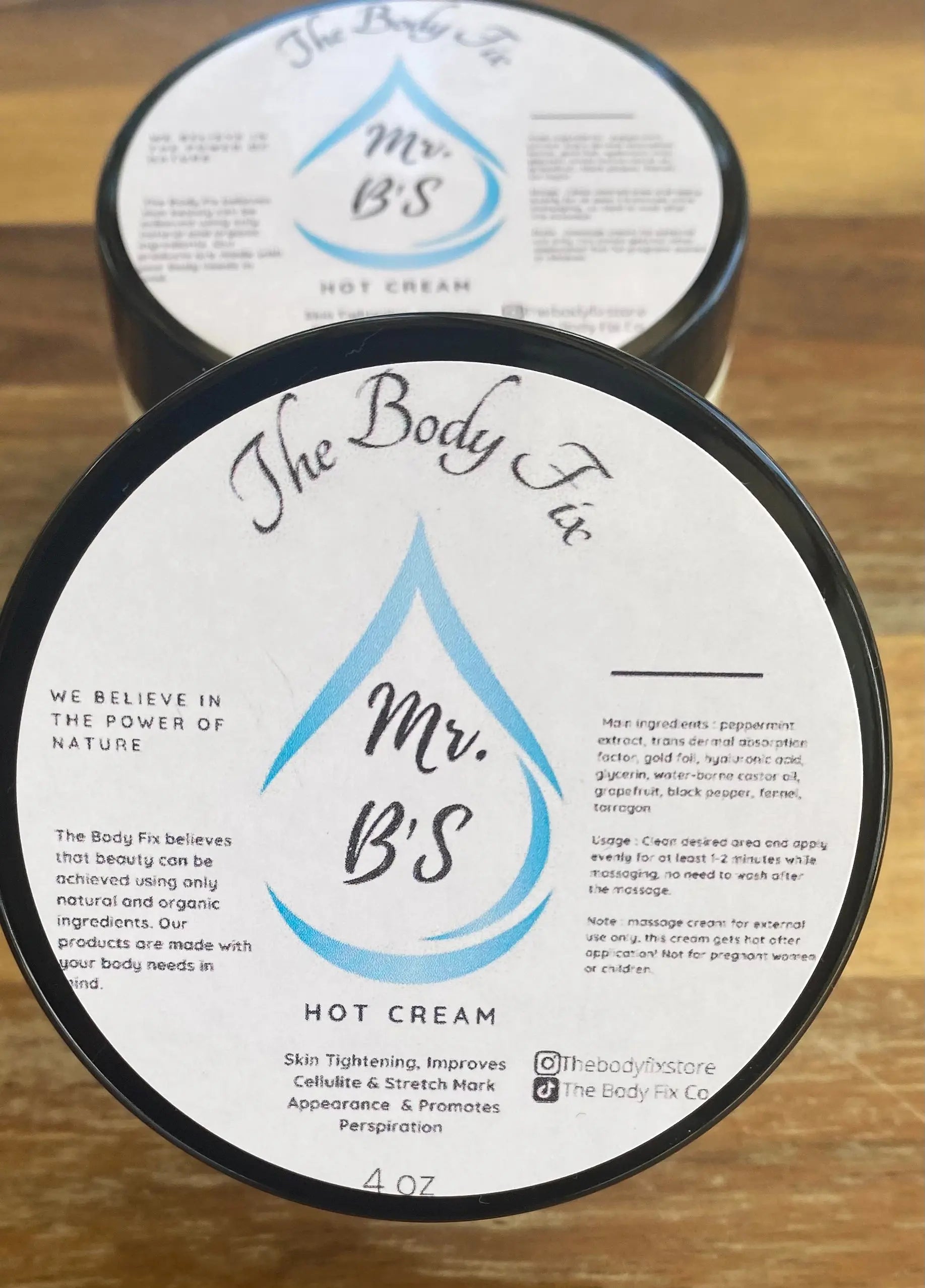 Mr Bs BODIED BABE HOT SLIMMING  SWEAT CREAM & MUSCLE RUB shopthebodyfix