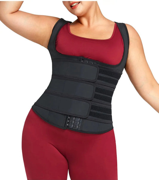 NEW!! Max Vest w/ hooks and three straps -Latex 9 Steel Bones - THE BODY FIX