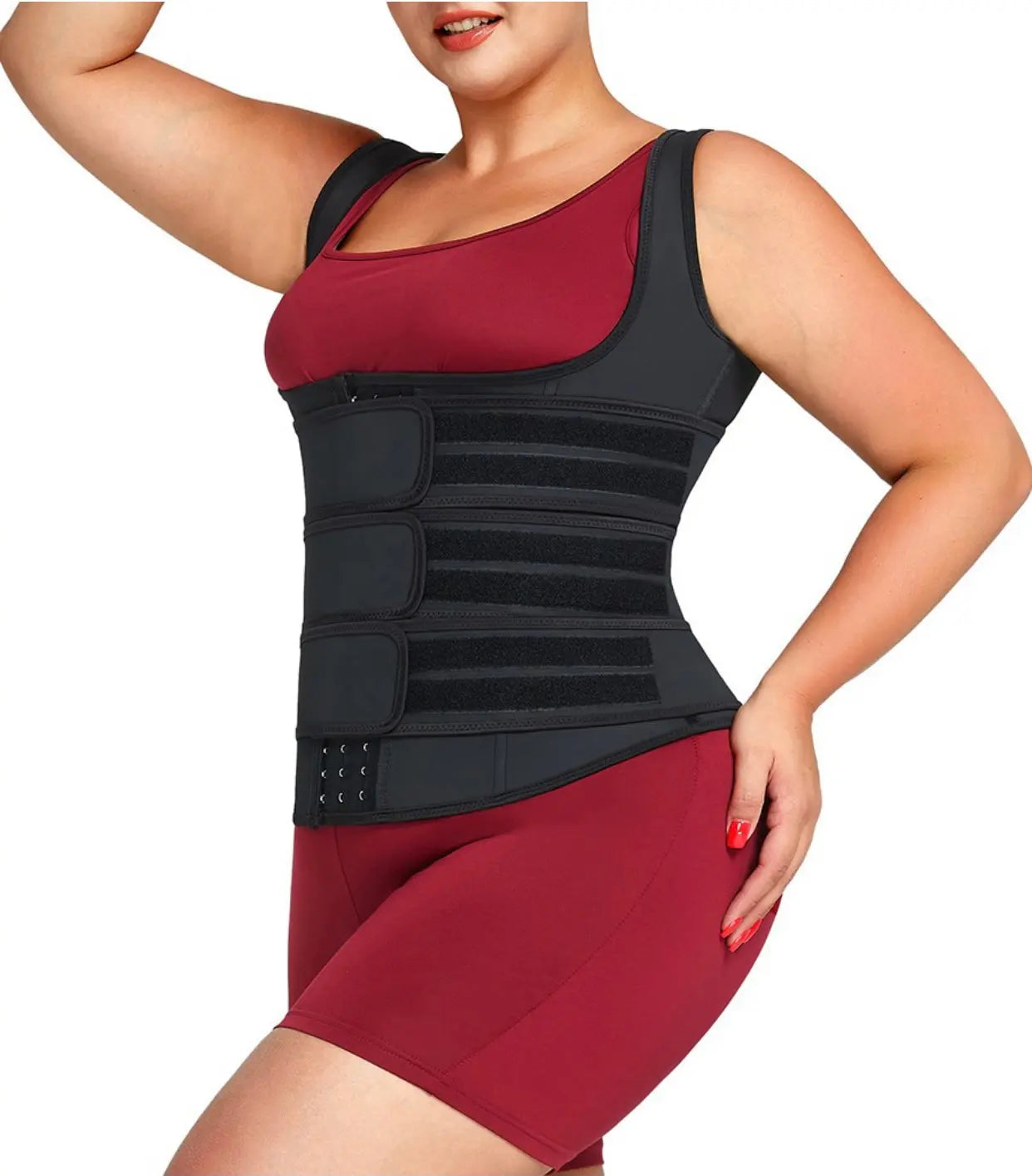 NEW!! Max Vest w/ hooks and three straps -Latex 9 Steel Bones - THE BODY FIX