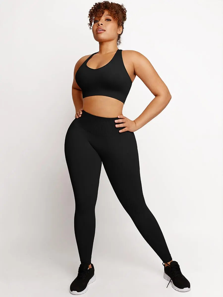 WholesaleEco-friendly Sexy Seamless Sportswear Butt Lifting Tummy Control