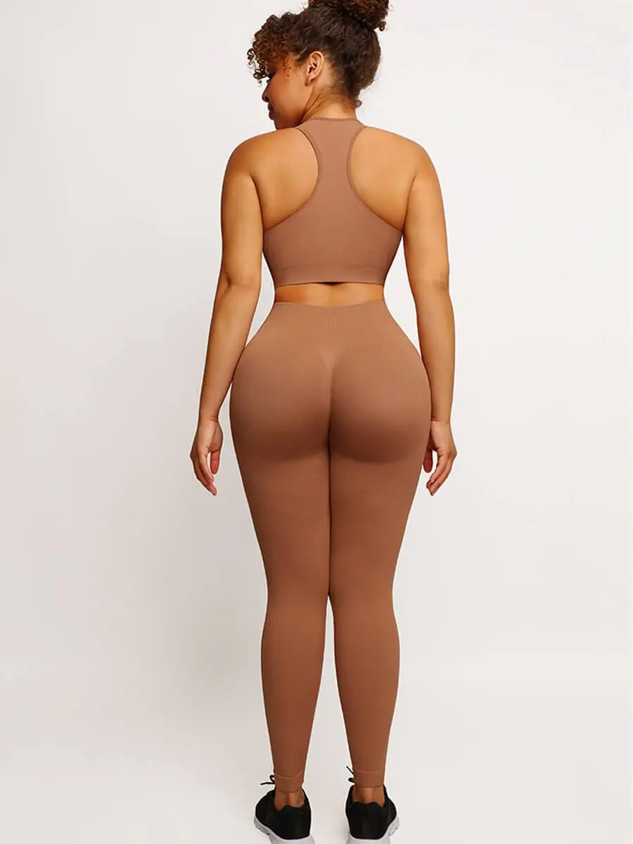 WholesaleEco-friendly Sexy Seamless Sportswear Butt Lifting Tummy Control