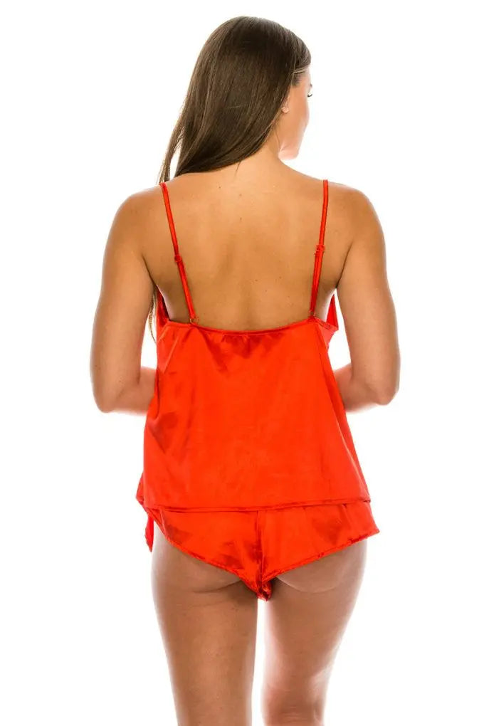 Satin Pj Short Set - THE BODY FIX