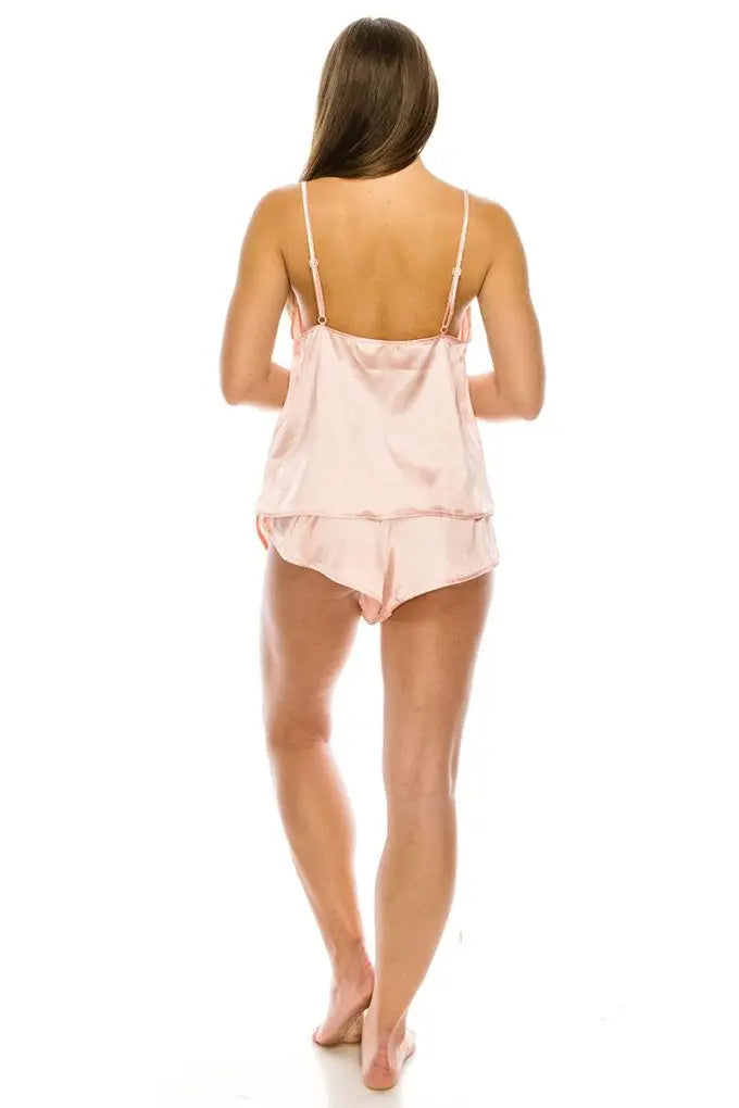 Satin Pj Short Set - THE BODY FIX