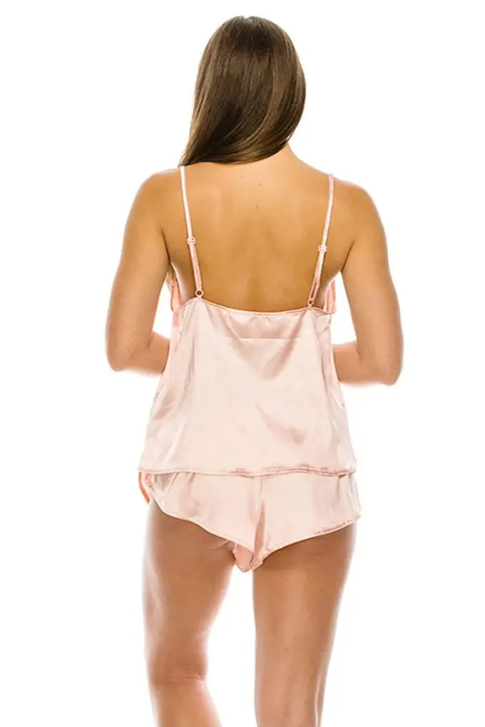 Satin Pj Short Set - THE BODY FIX
