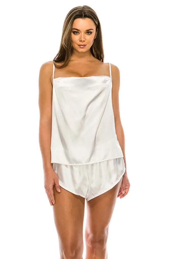 Satin Pj Short Set - THE BODY FIX