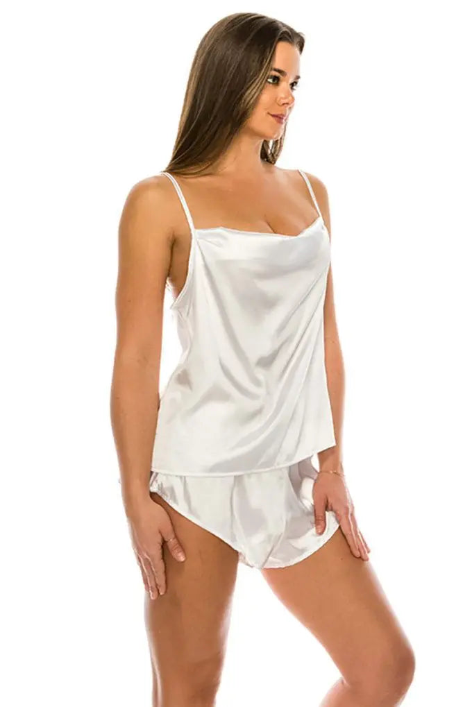 Satin Pj Short Set - THE BODY FIX