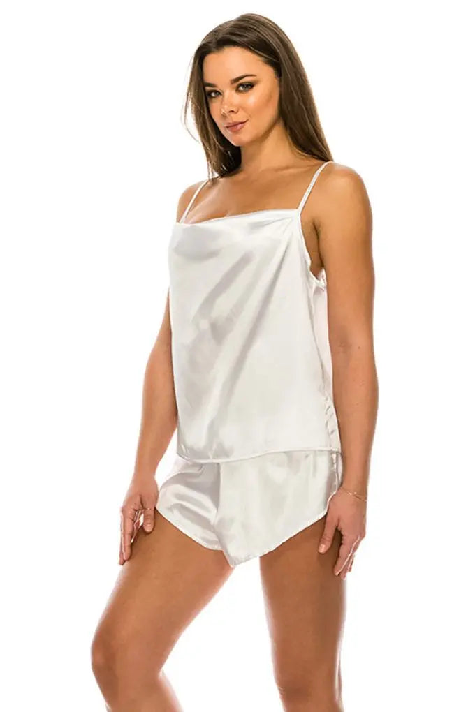 Satin Pj Short Set - THE BODY FIX