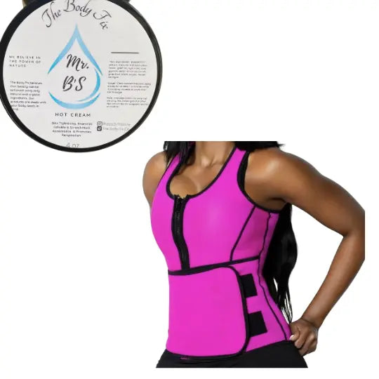 THE BODY BEAST SWEAT VEST FOR MEN AND WOMEN & Mr B's Hot Cream shopthebodyfix