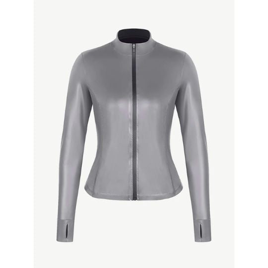 Titanium Long Sleeve Thumb Hole Sauna Top