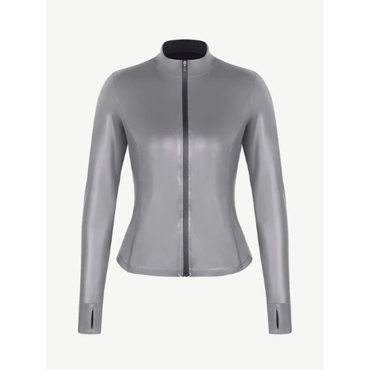 Titanium Long Sleeve Thumb Hole Sauna Top